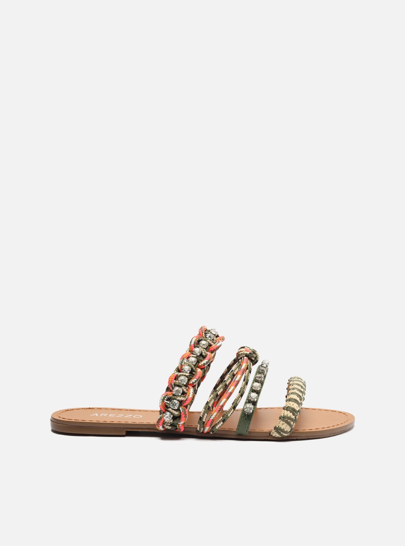 AREZZO | Aurora Flat Sandal | Multicolor