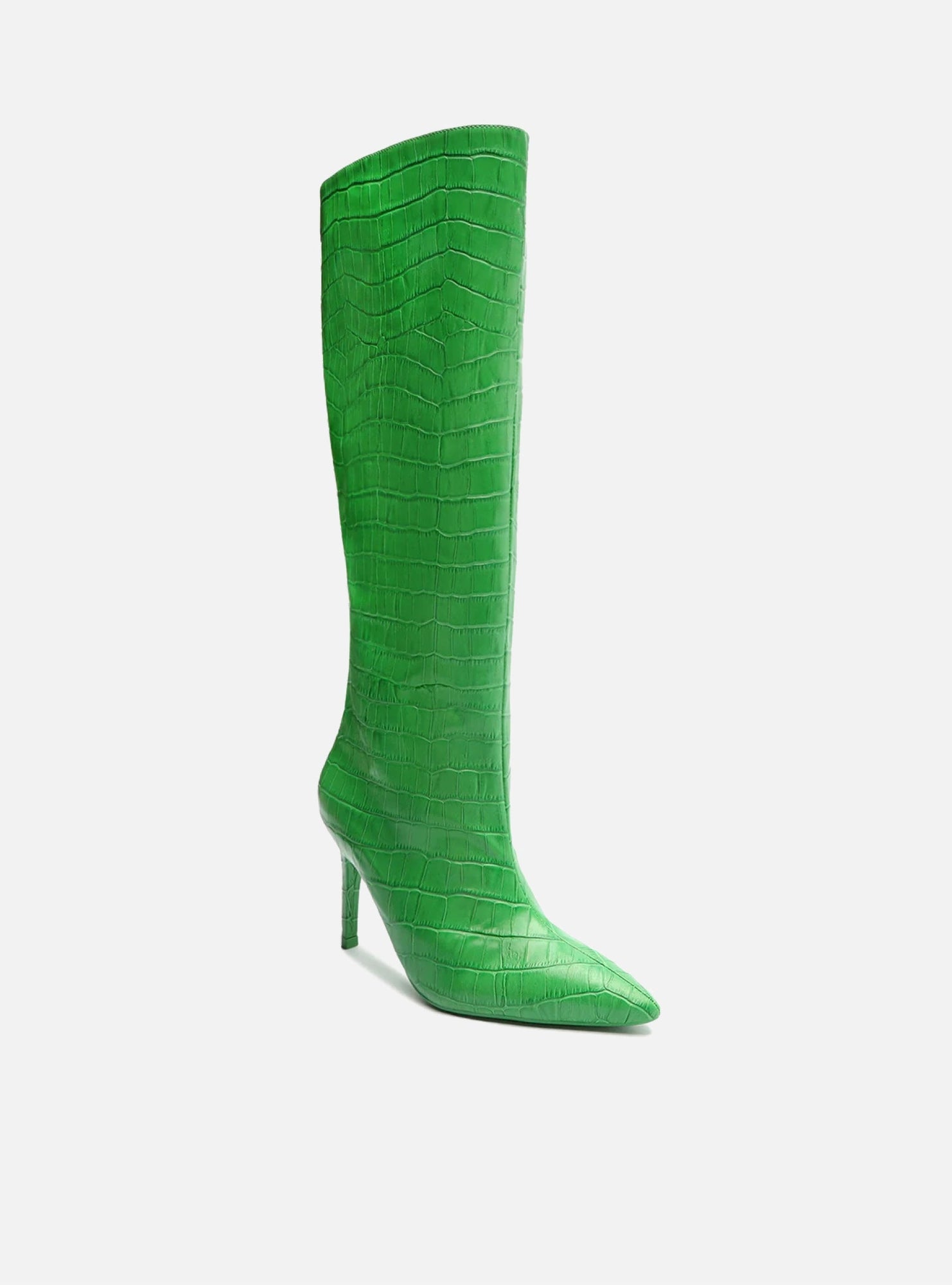 AREZZO | Miranda High Stiletto Boot | Green