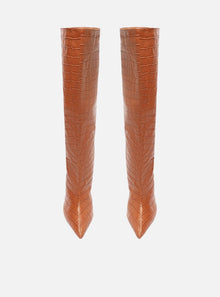 AREZZO | Miranda High Stiletto Boot | Brown