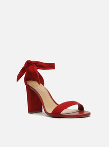 AREZZO | Isabelli High Block Sandal | Red
