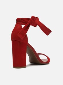 AREZZO | Isabelli High Block Sandal | Red