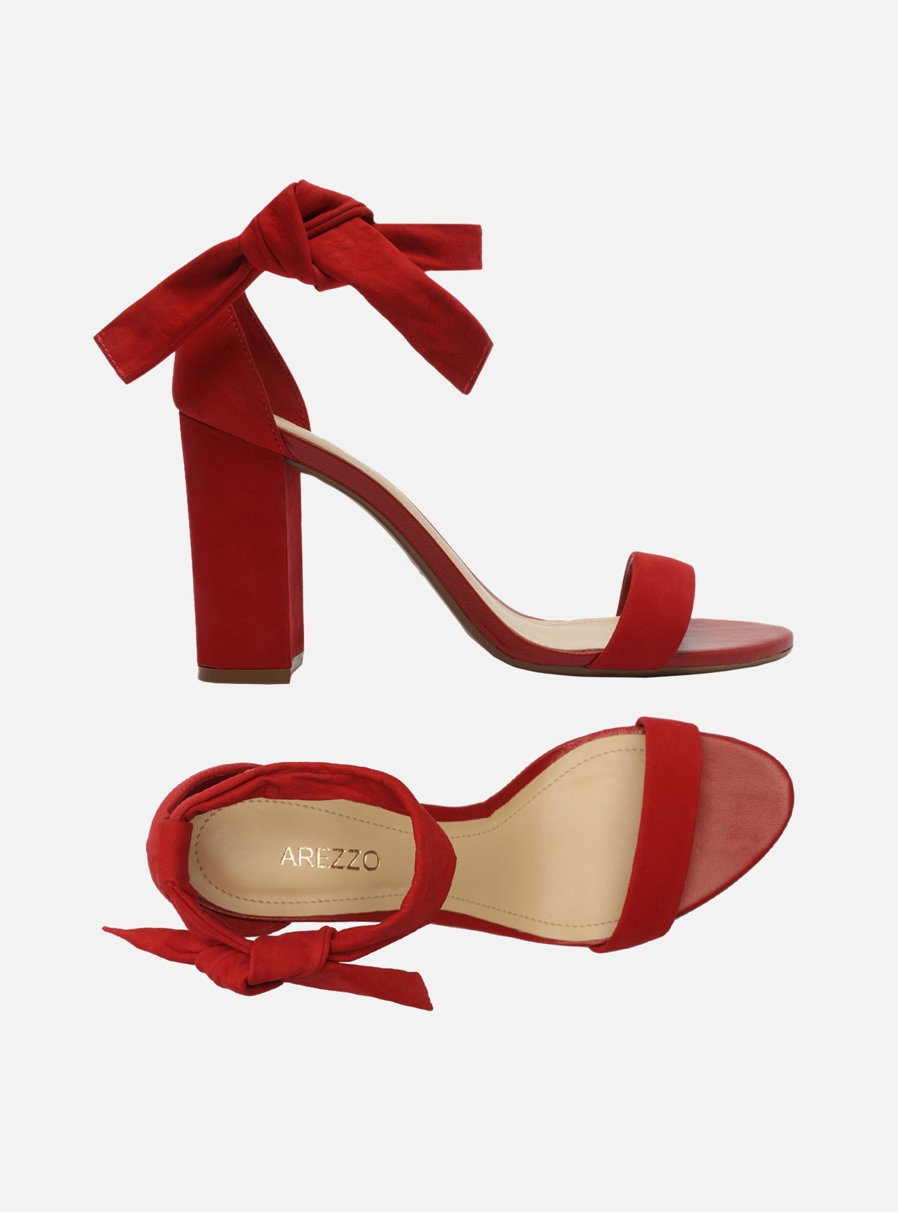 AREZZO | Isabelli High Block Sandal | Red
