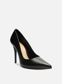 AREZZO | Gabriella High Stiletto Pump | Black Leather