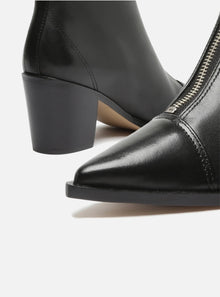 AREZZO | Vic Leather Bootie | Black