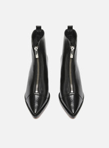 AREZZO | Vic Leather Bootie | Black