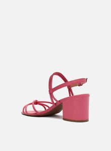 AREZZO | Celestina Low Block Sandal | Pink