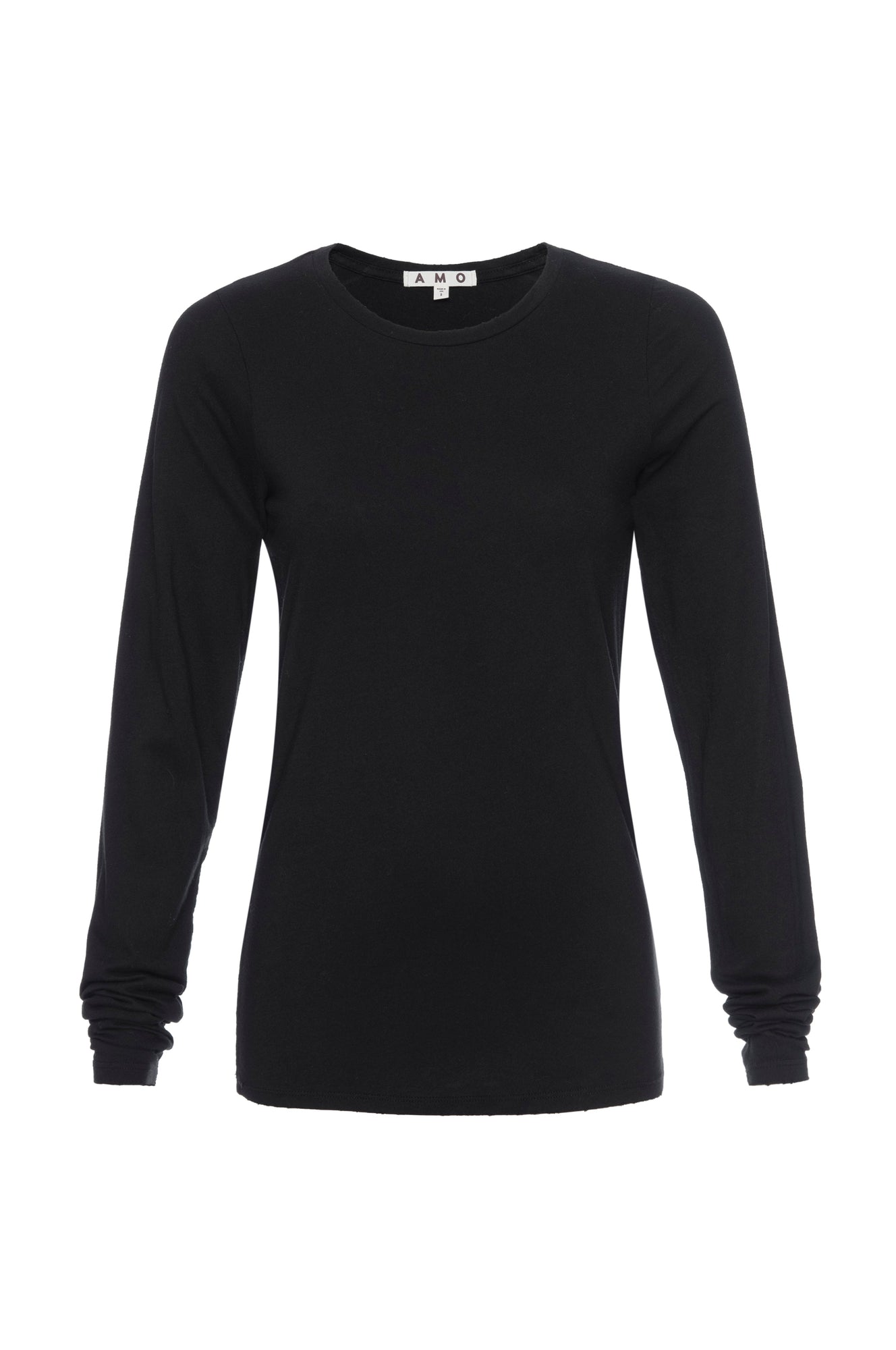 AMO Denim L/S Sweet Tee in Black