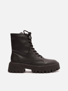 AREZZO | Maya Low Tractor Boot | Black