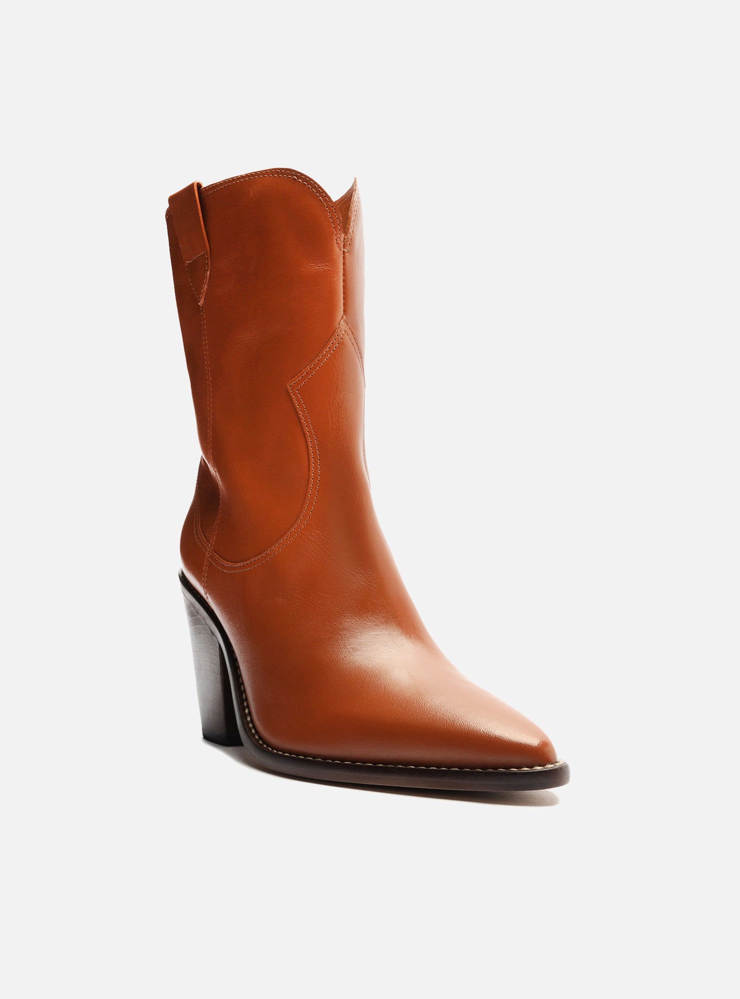 AREZZO | Taylor Mid-Calf Bootie | Brown