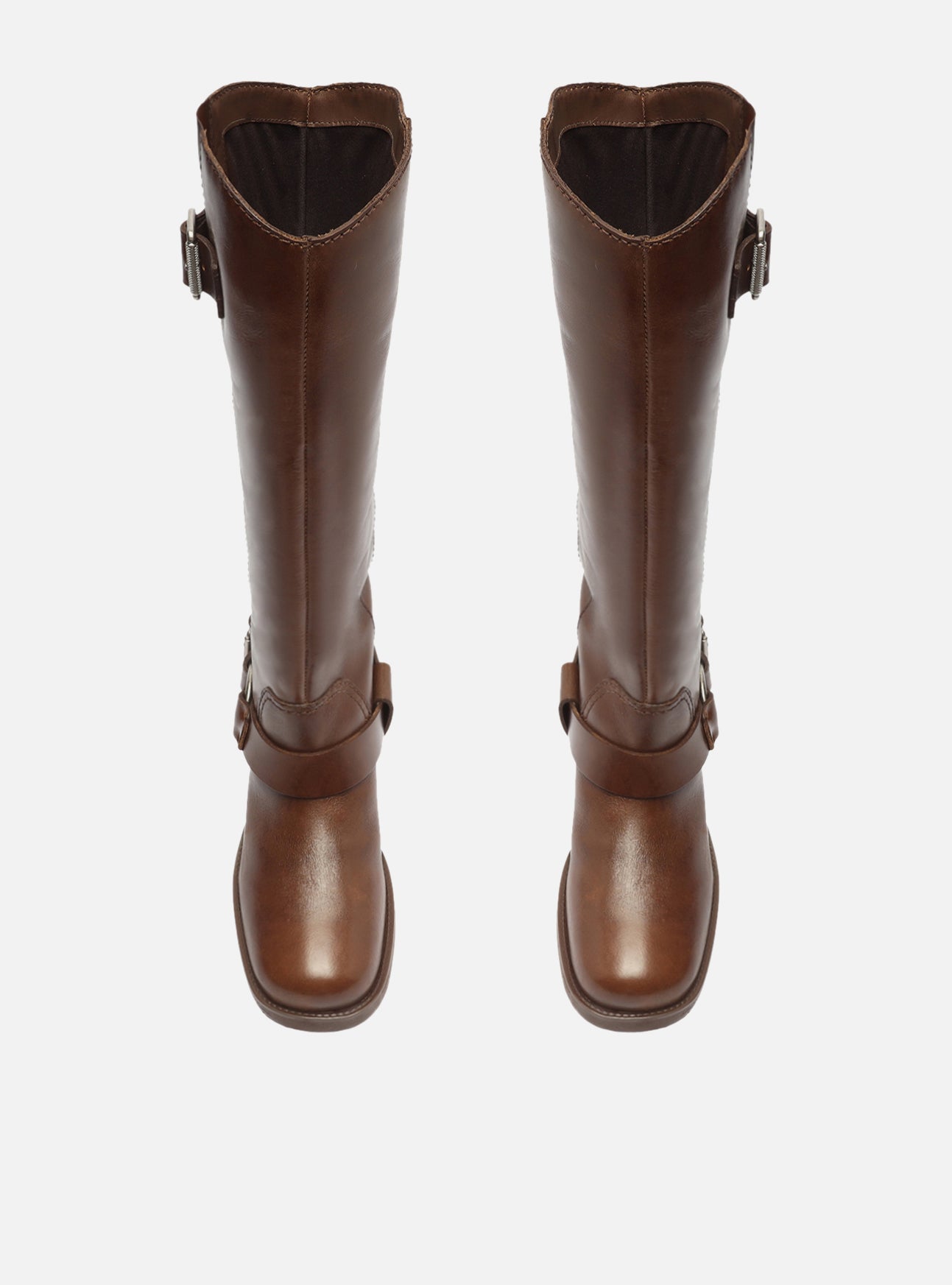 AREZZO | Clara Low Block Boot | Brown