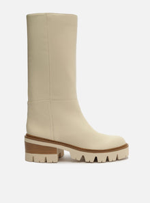 AREZZO | Bailey Mid Tractor Boot | White