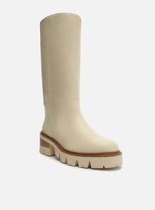 AREZZO | Bailey Mid Tractor Boot | White