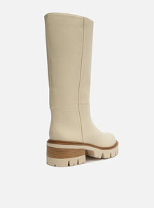 AREZZO | Bailey Mid Tractor Boot | White