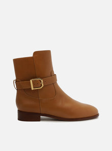 AREZZO | Samantha Low Block Boot | Brown