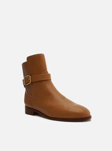 AREZZO | Samantha Low Block Boot | Brown