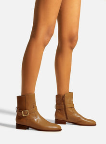 AREZZO | Samantha Low Block Boot | Brown