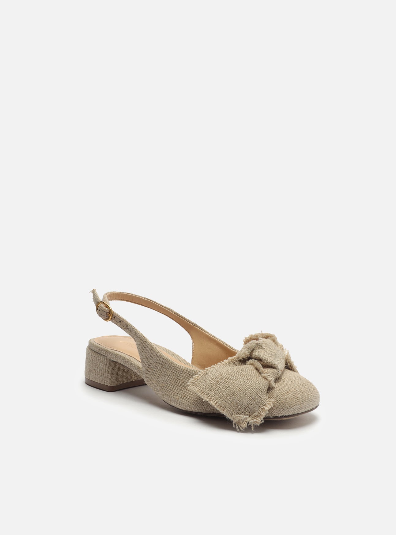 AREZZO | Maeve Low Block Pump | Beige