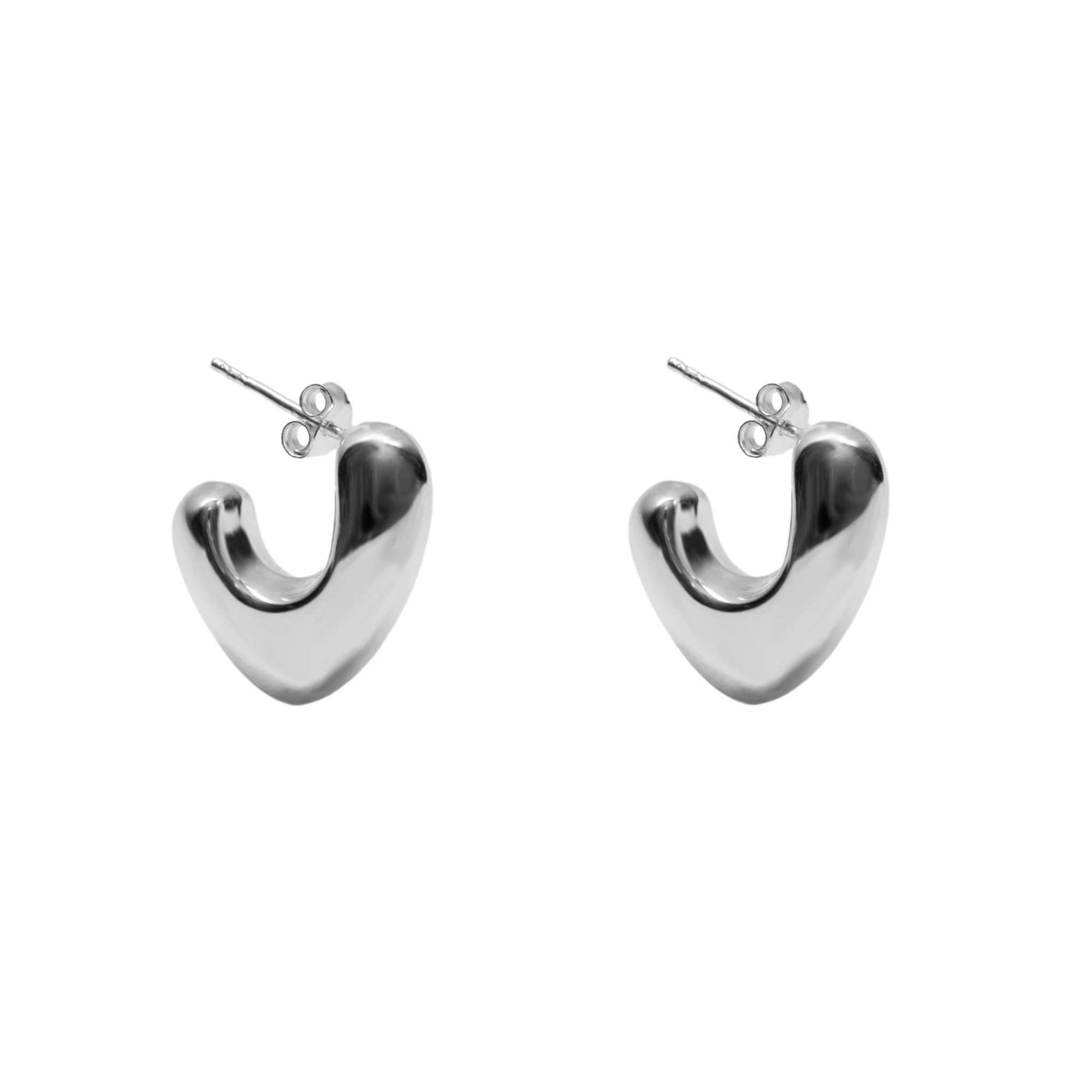 The Loom Drop Earring | Rhodium-Plated Brass
