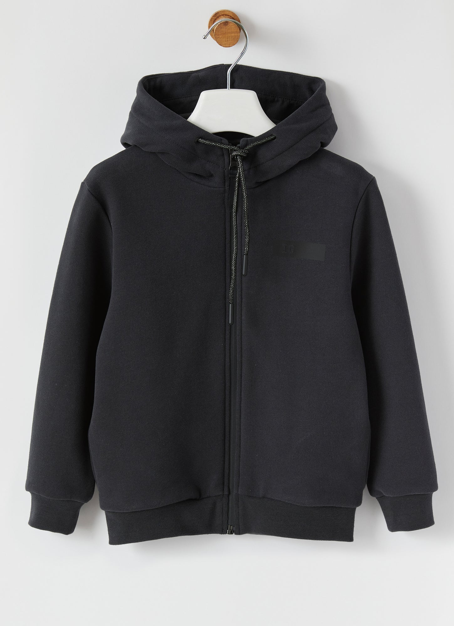 Sweatshirt with Zip And Anthracite Hood | Onice