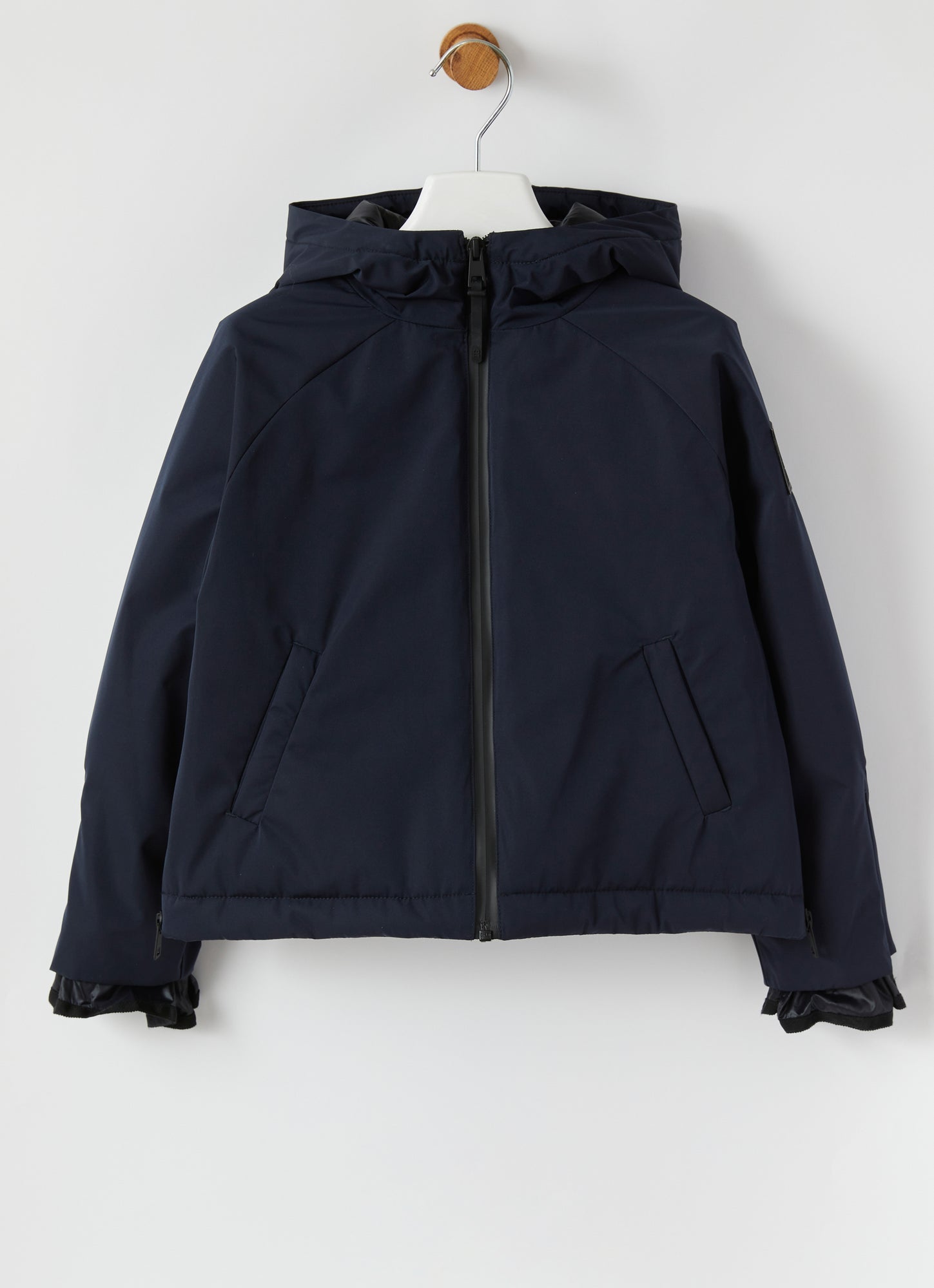 Nylon Jacket with Hood | Blue