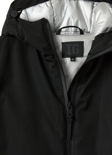 Nylon Jacket with Detail | Black