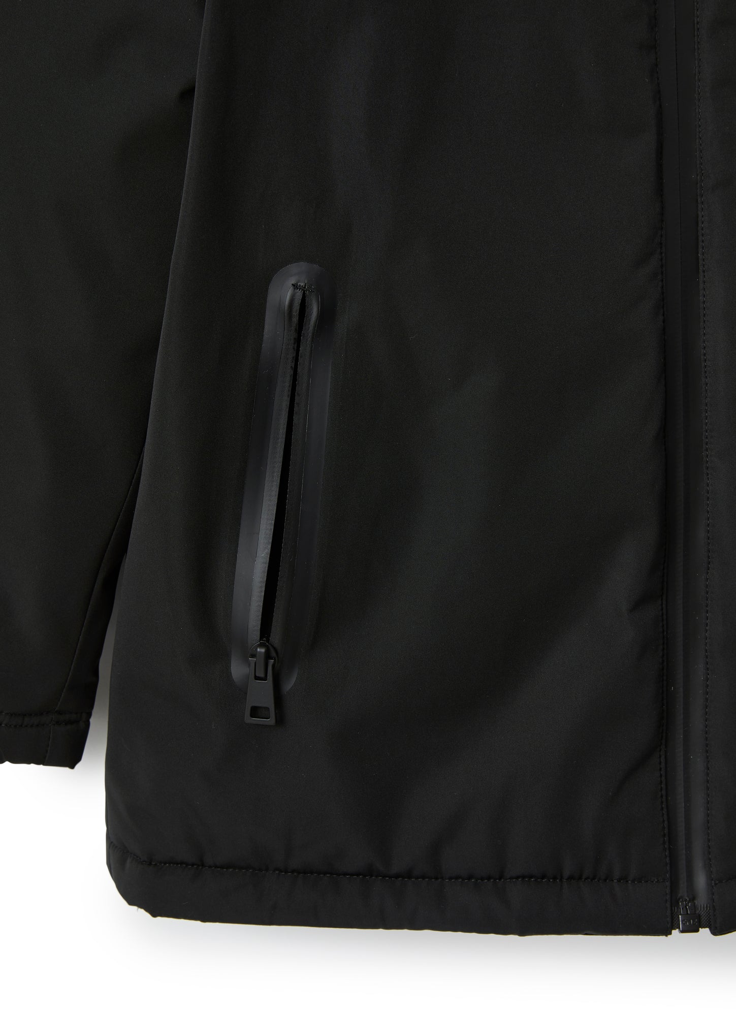 Nylon Jacket with Detail | Black