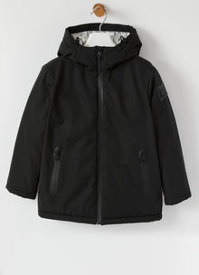 Nylon Jacket with Detail | Black