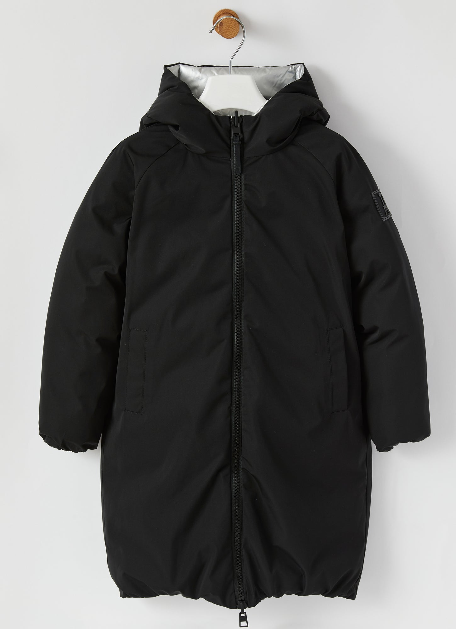 Reversible Nylon Jacket | Black