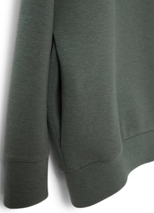 Bonded Sweatshirt with Hood | Black/Black