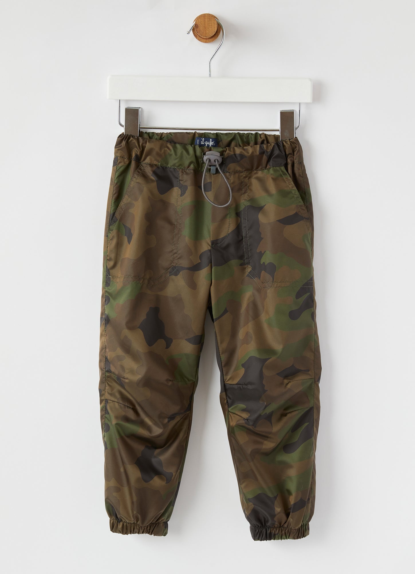 Camouflage Nylon Trousers | Verde Mimetico
