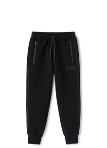 Bonded Joggers with Cuffs | Black/Black