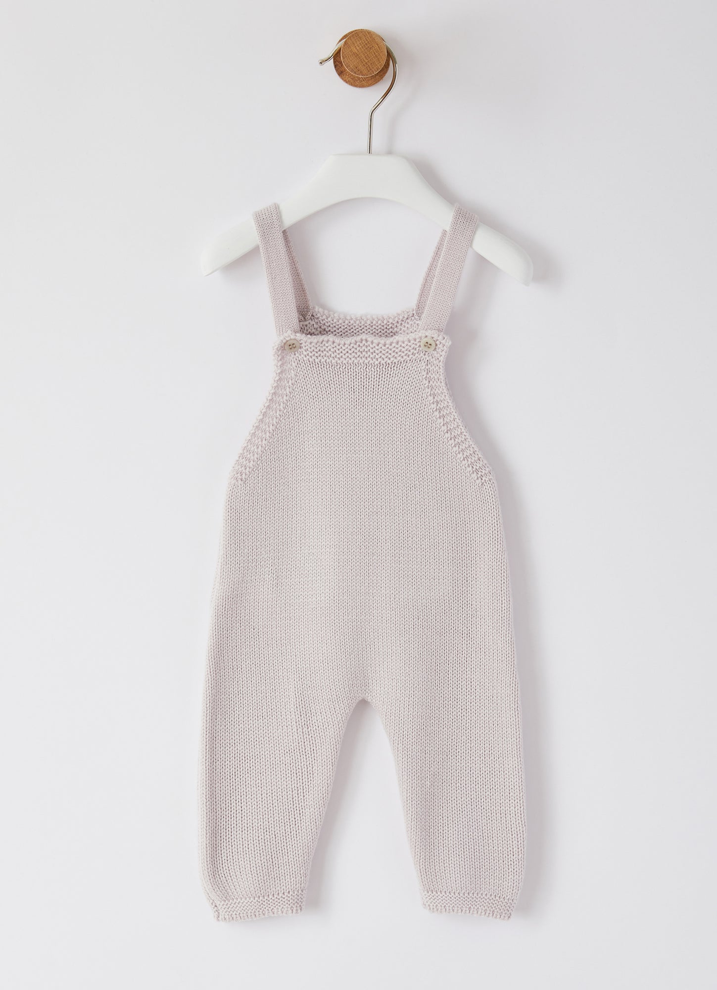 Wool Tricot Dungaree | Sand