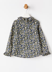 Liberty Fabric Blouse | Leaf Green