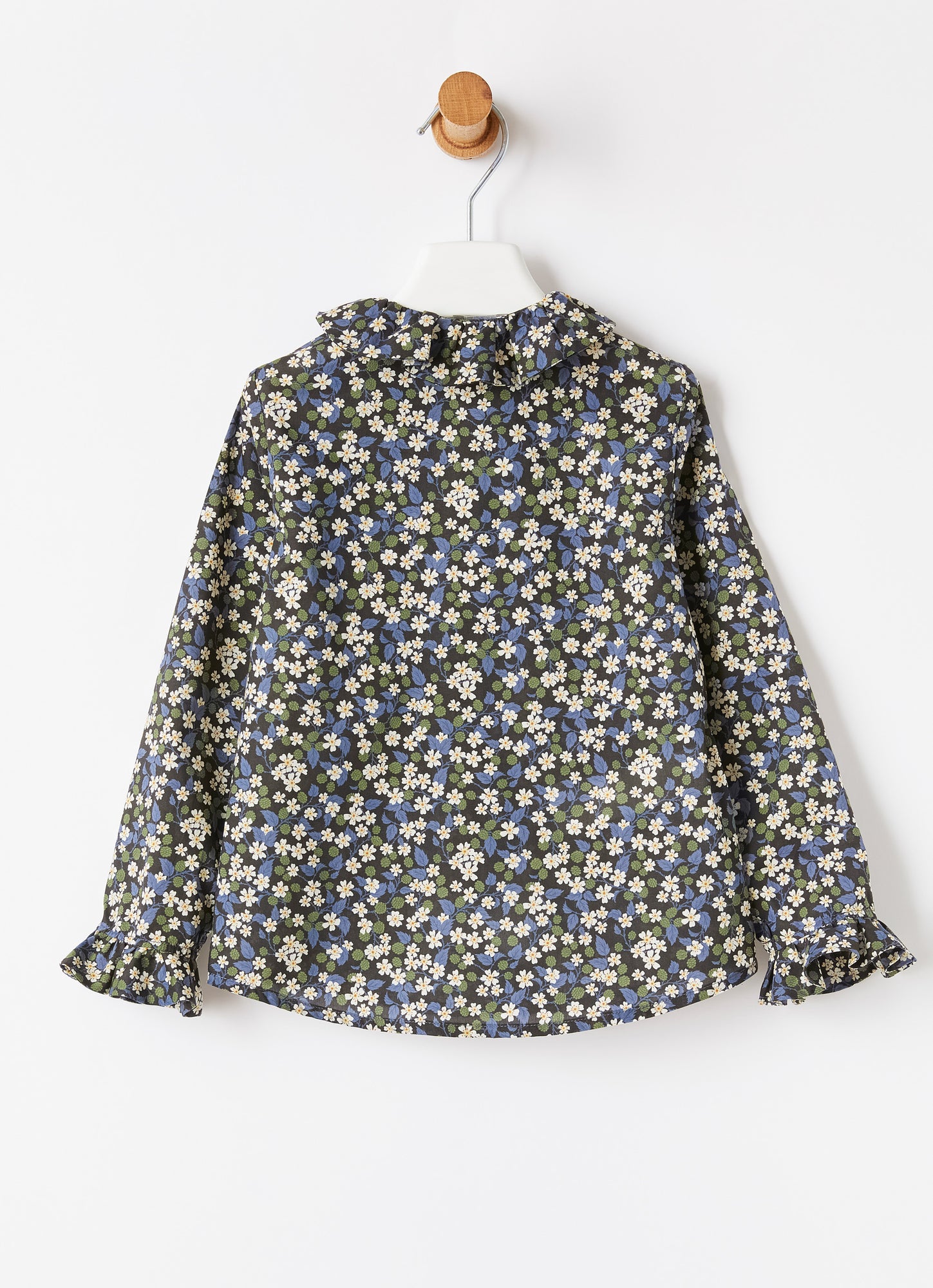 Liberty Fabric Blouse | Leaf Green