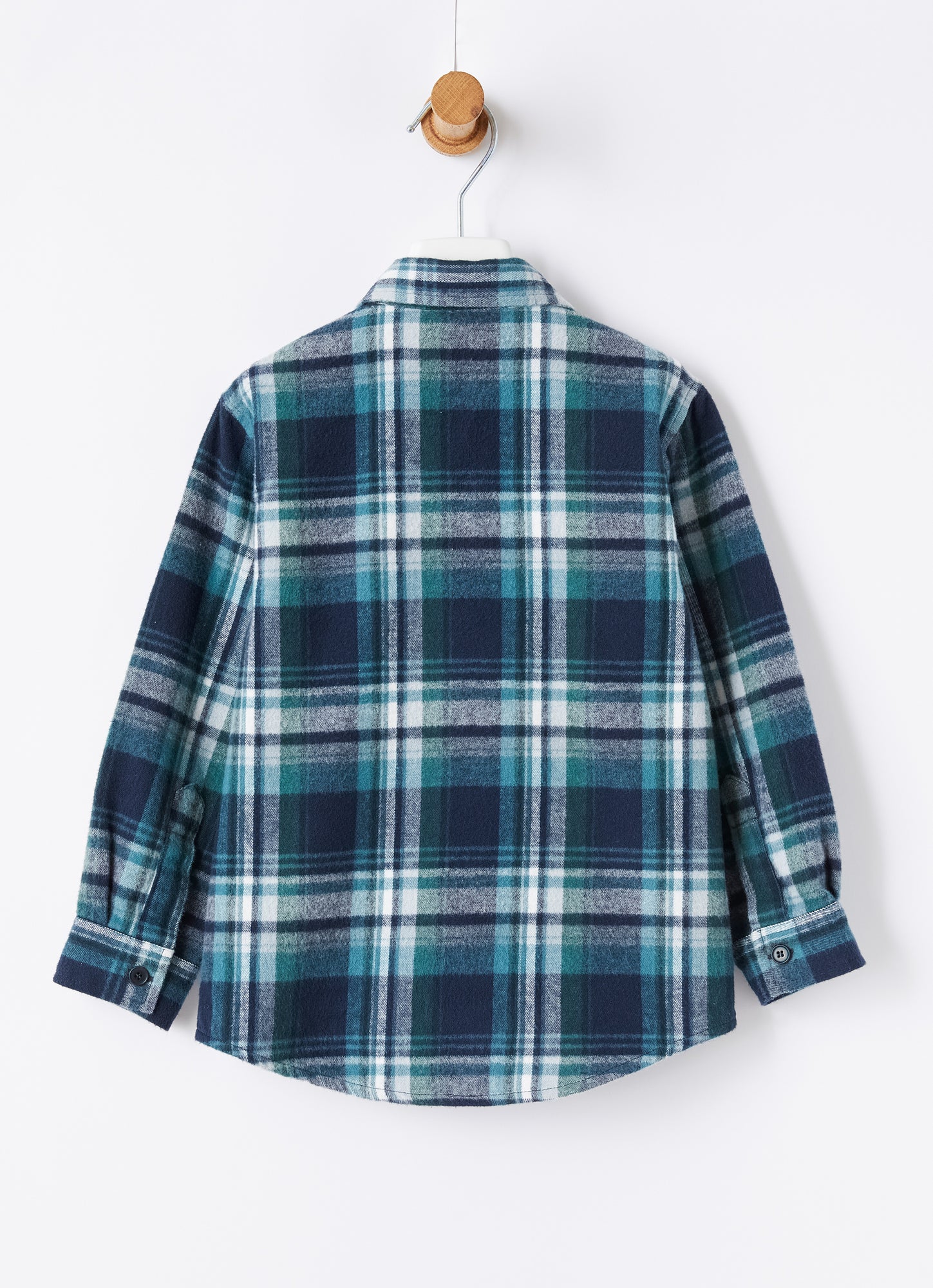Check Flannel Shirt | Blue