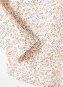 Maxi Collar Floral Blouse | Quartz Pink