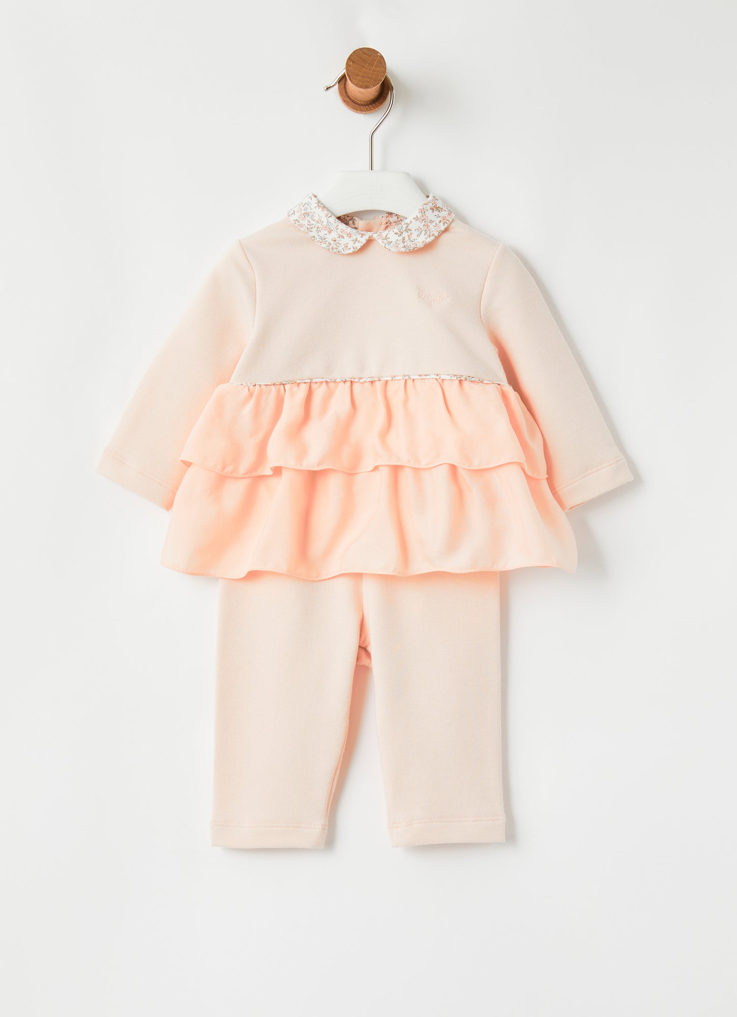 Cupro Flounce Two-Piece Set | Quartz Pink/Quartz Pink