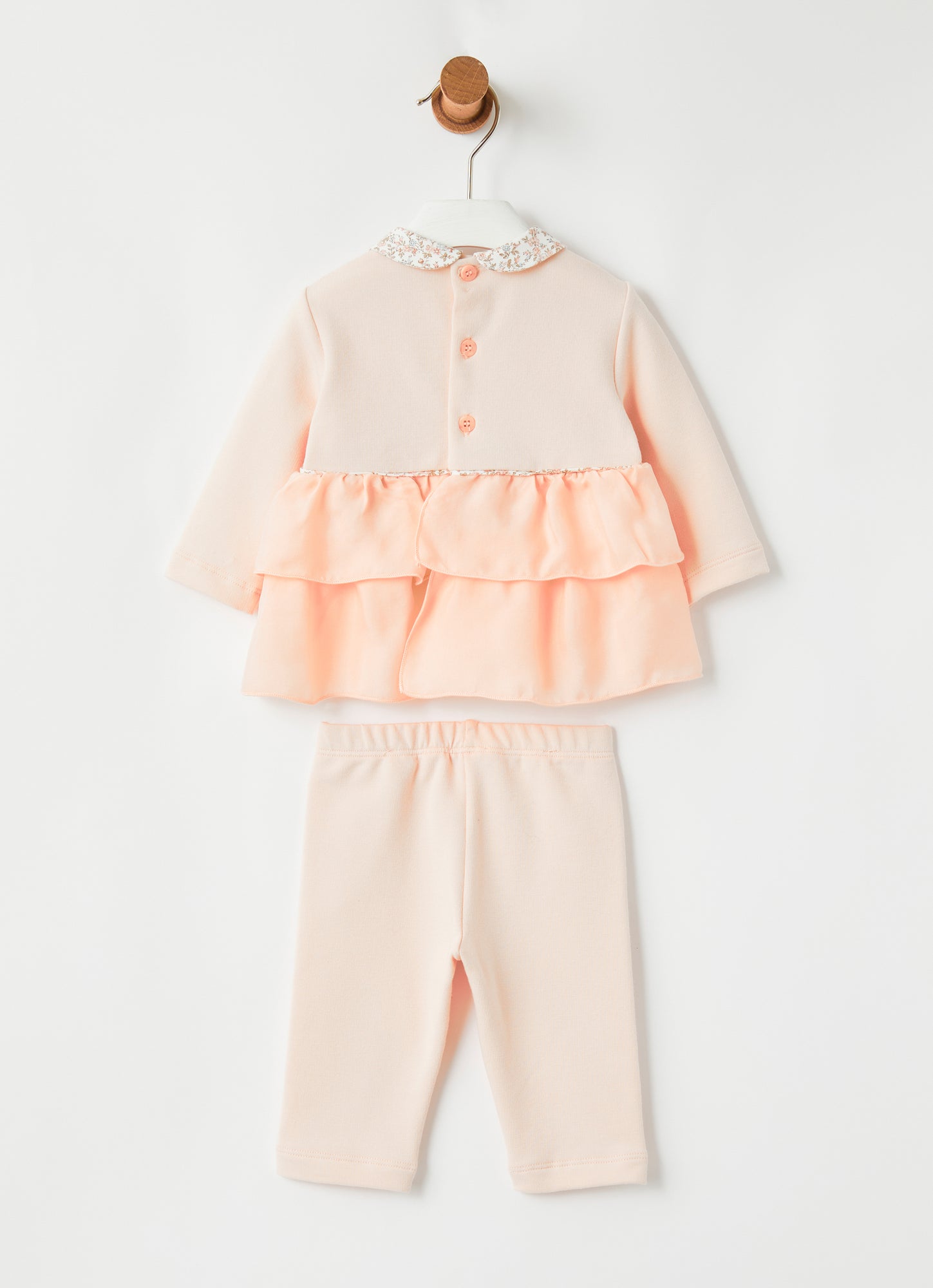 Cupro Flounce Two-Piece Set | Quartz Pink/Quartz Pink