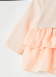 Cupro Flounce Two-Piece Set | Quartz Pink/Quartz Pink