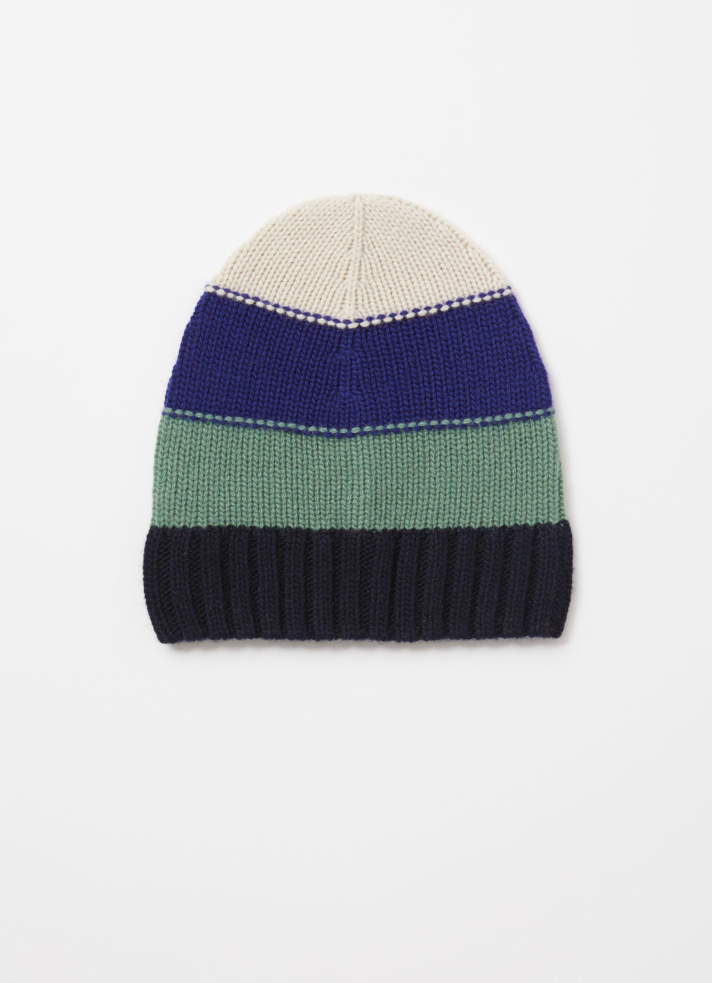 MultiColor Stripe Knitted Hat | Blue/Ocean Blue