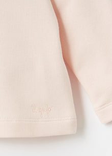 Baby Girls Zip-Up Fleece Jacket | Rosa/Nocciola