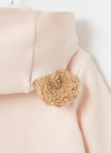 Baby Girls Zip-Up Fleece Jacket | Rosa/Nocciola
