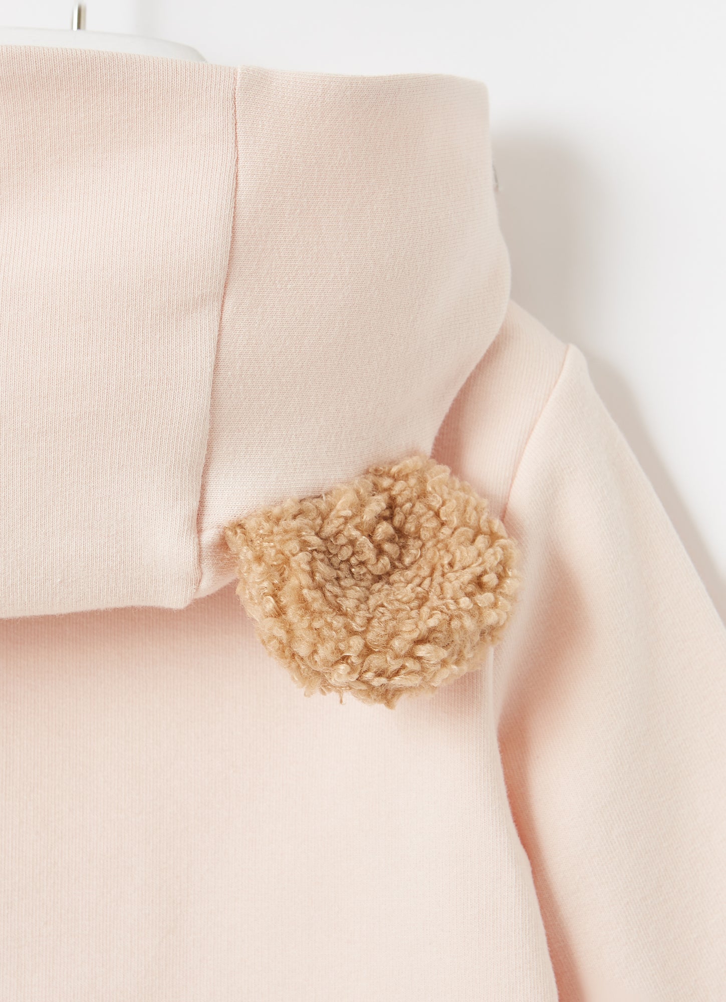 Baby Girls Zip-Up Fleece Jacket | Rosa/Nocciola