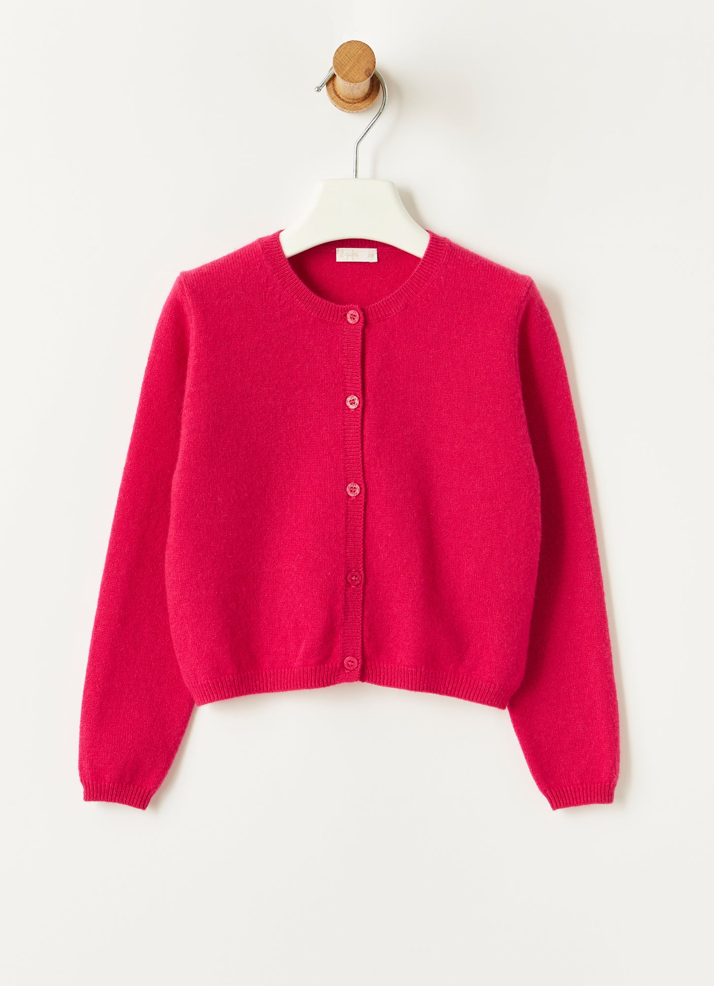 Cashmere Cardigan | Fuchsia