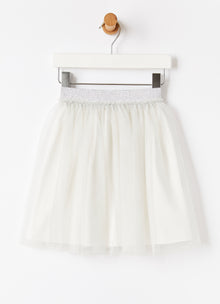 Tulle Skirt | Grigio/Latte