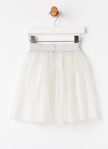 Tulle Skirt | Grigio/Latte