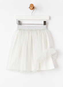 Tulle Skirt | Grigio/Latte