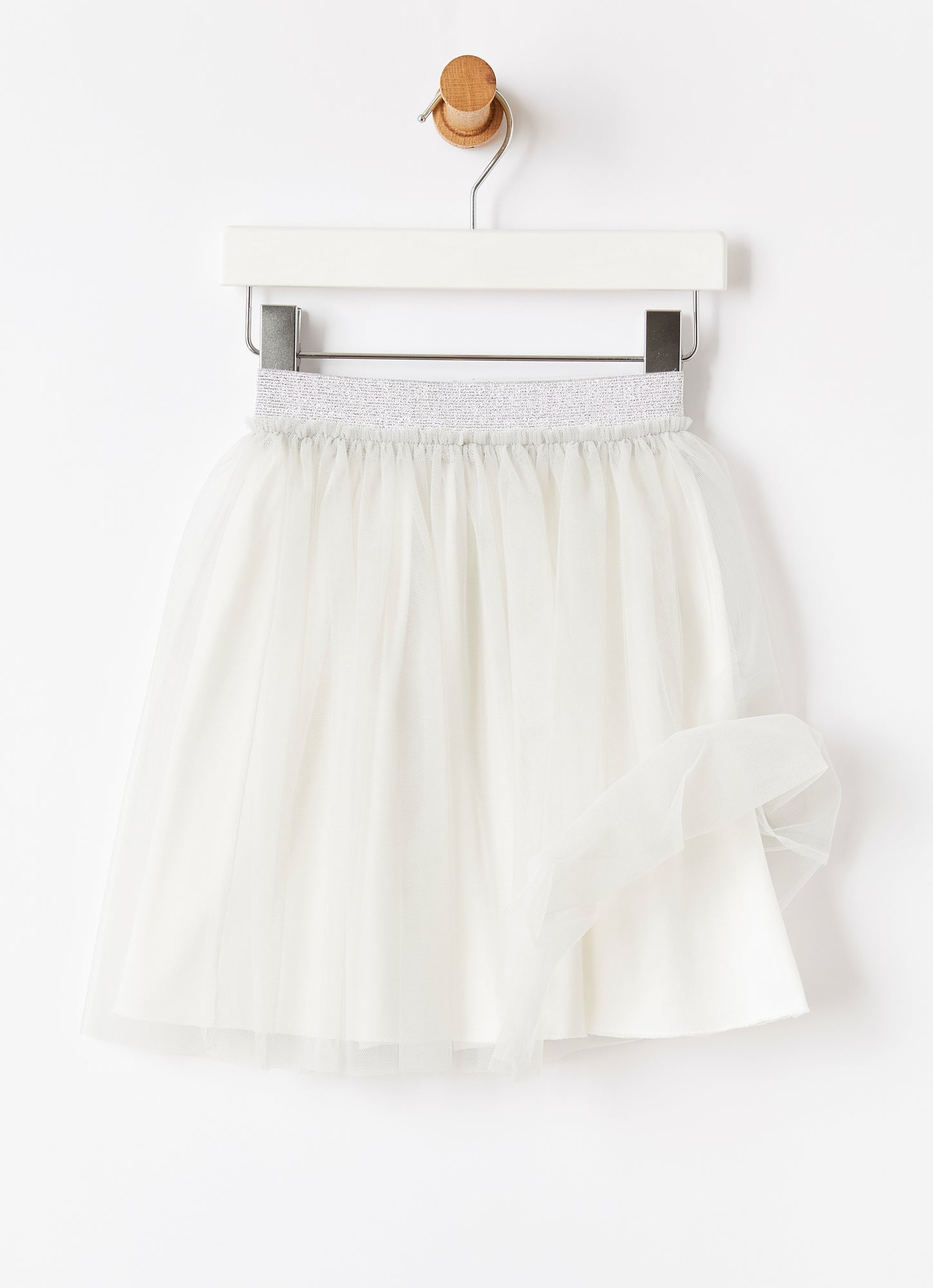 Tulle Skirt | Grigio/Latte