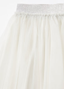 Tulle Skirt | Grigio/Latte