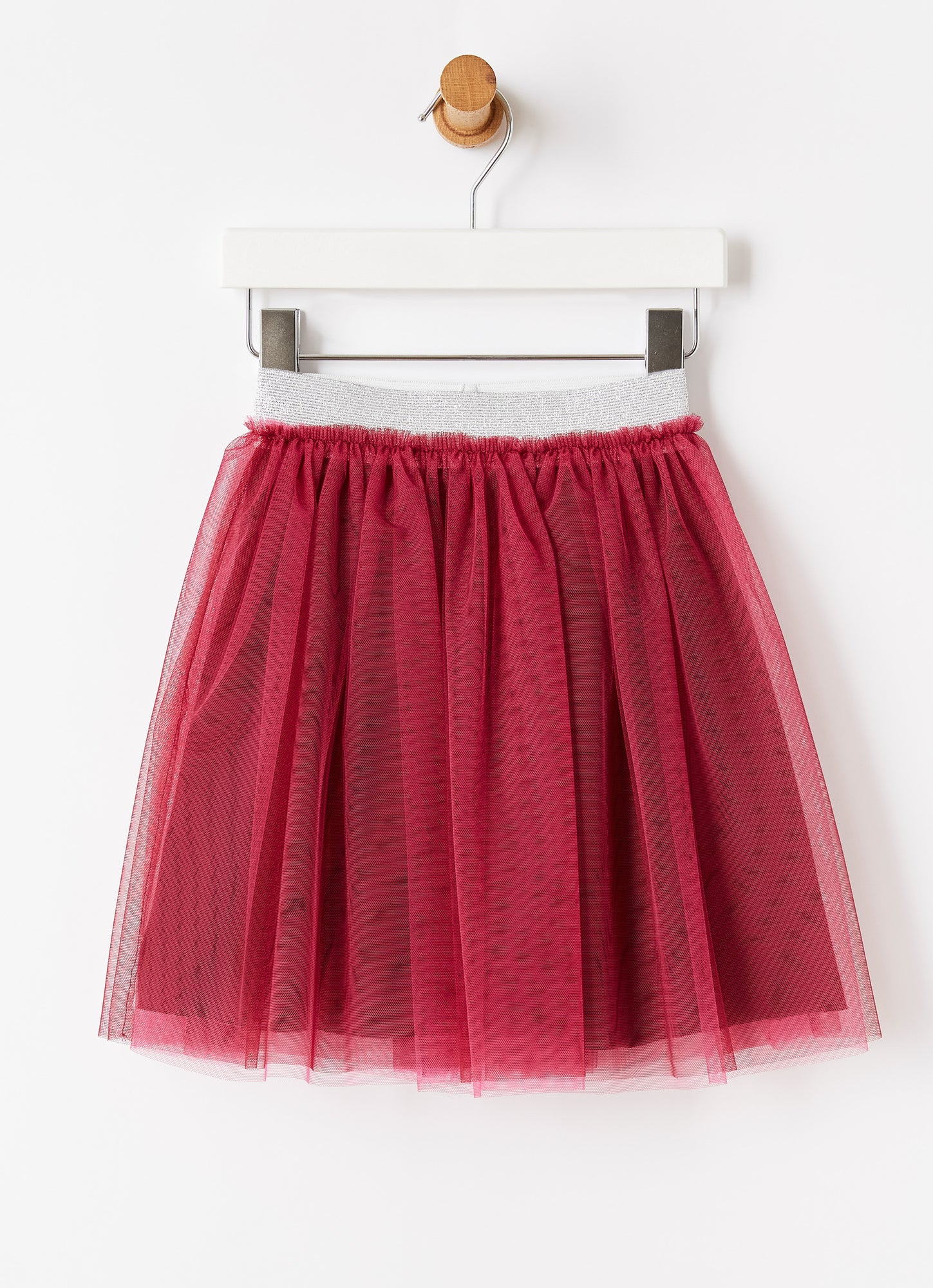 Tulle Skirt | Dark Red/Cherry